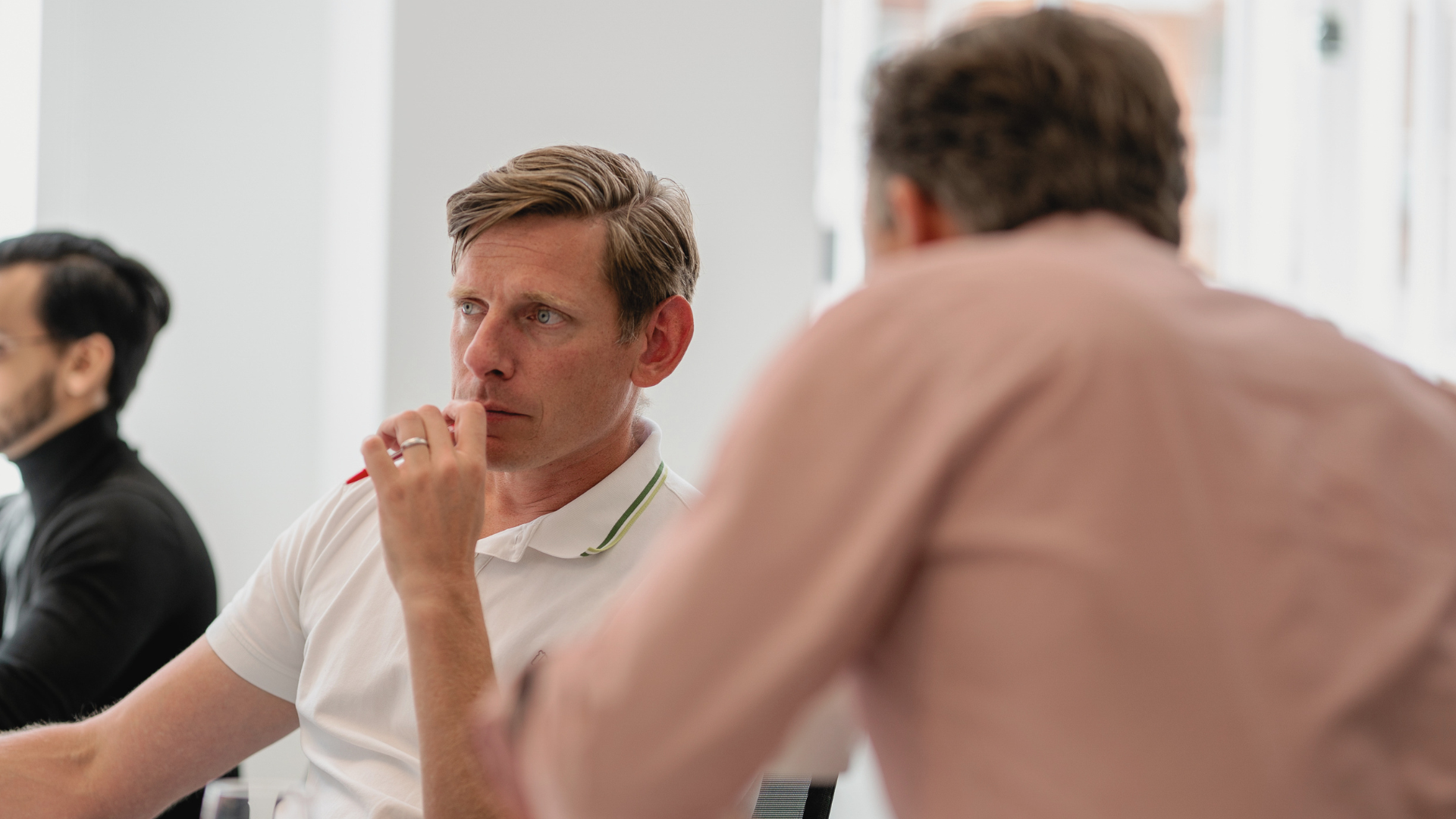 Business discussion with Peter Snow, Finance Director and Richard Gibson, NED at Erevena
