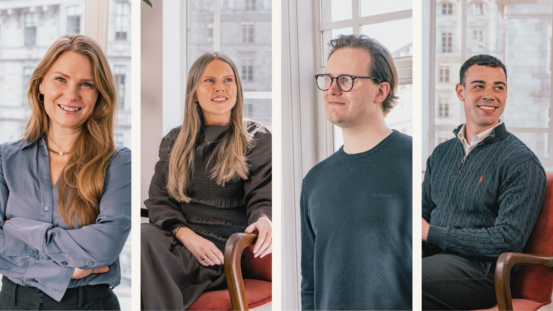 Katrine Folkersen, Anna Ostlundh, Hakon Odegaard & Ronan Morrison, promoted at Erevena