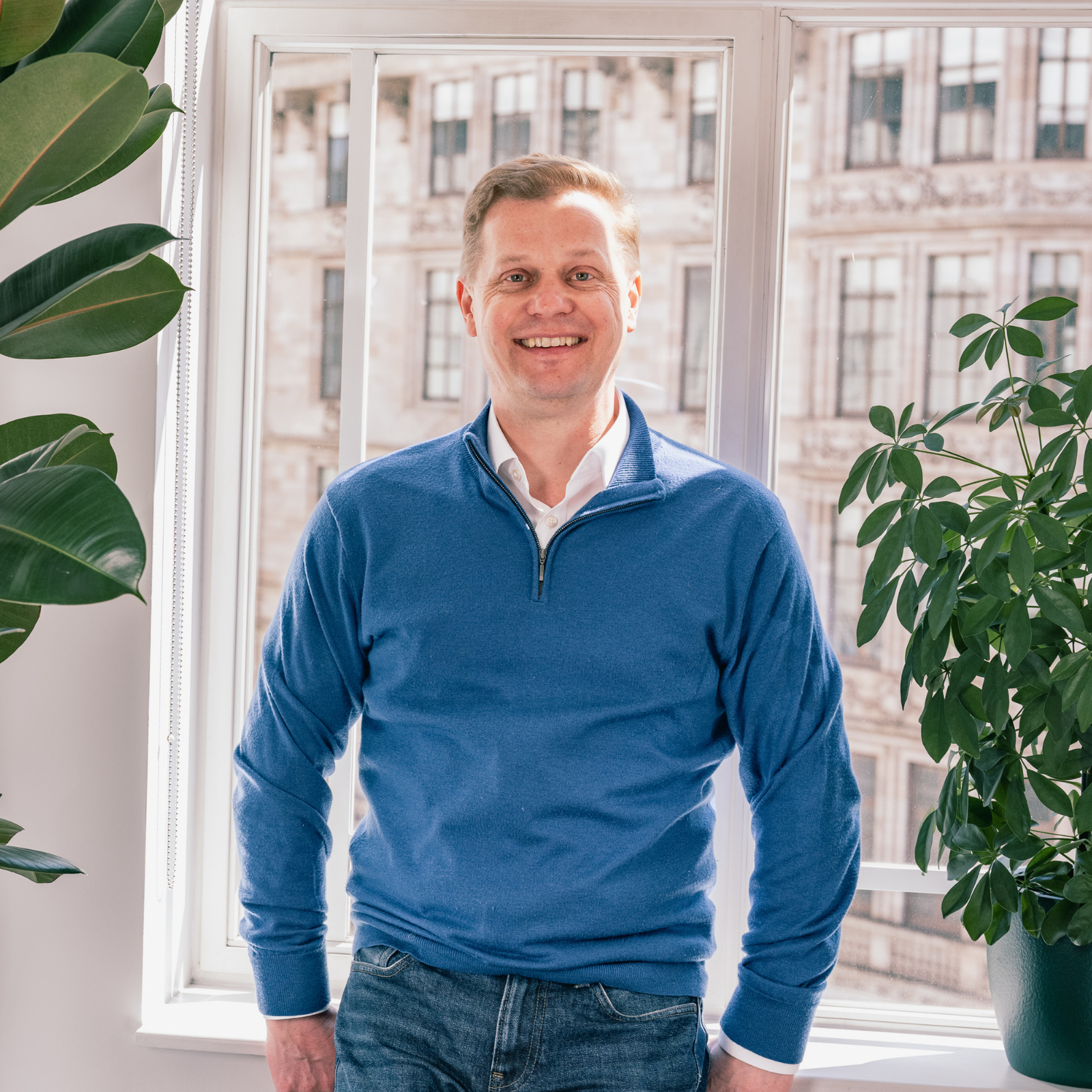 Headshot of Gavin Holland, Partner at Erevena